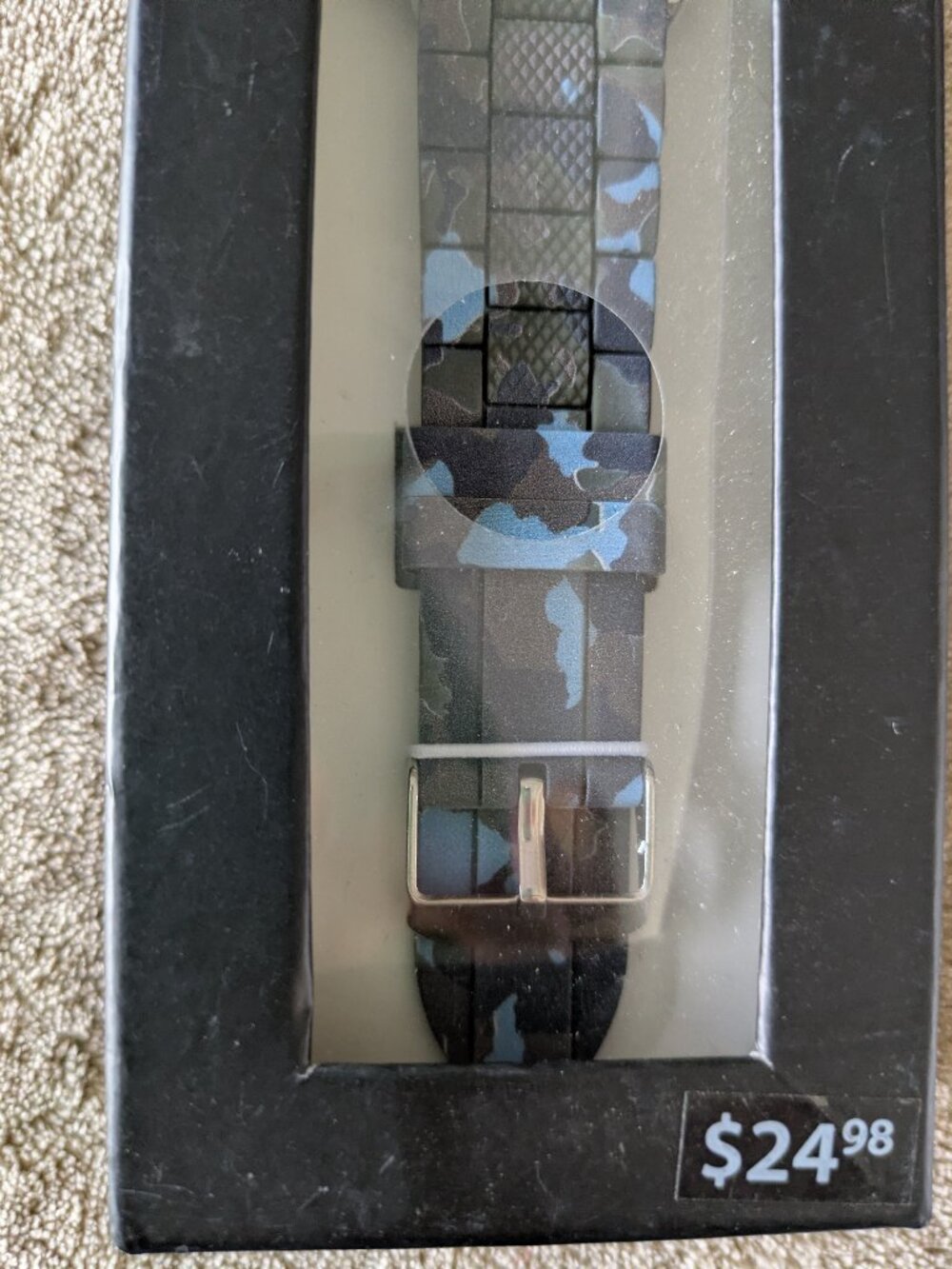 Watch Band for Apple , Apple Watch Strap, Blue Camouflage